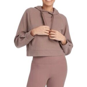 All In Motion Women's Cozy Rib Hoodie, XS - Brown